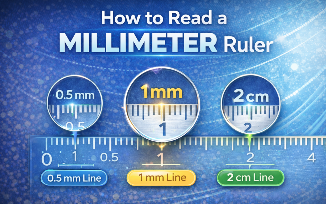 how to read a millimeter ruler