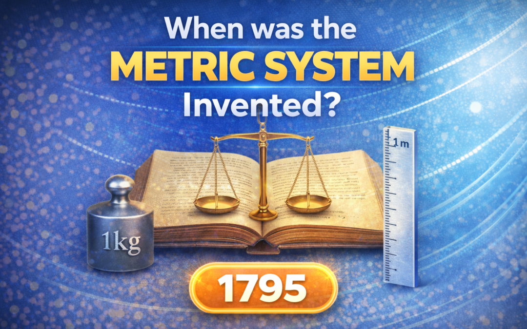 when was the metric system invented